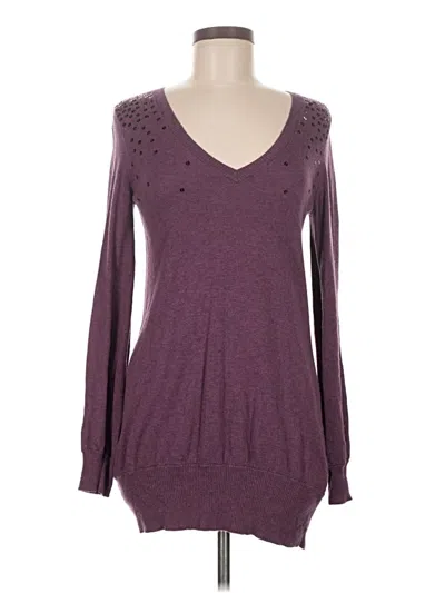 Pre-owned Esprit Long Sleeve T-shirt In Purple