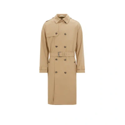 Esprit Long Trench Coat In Neutral