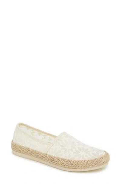Esprit Naveen Espadrille Sneaker In Natural Floral Lace