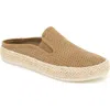 Esprit Neema Espadrille Mule In Medium Taupe Faux Suede