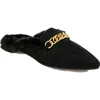Esprit Patsey Womens Chain Slip On Mules In Black