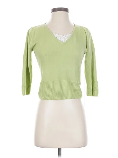 Pre-owned Esprit Pullover Sweater In Green
