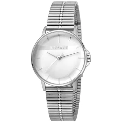 Esprit Silver Stainless Steel Watch In Metallic