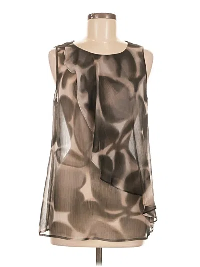 Pre-owned Esprit Sleeveless Blouse In Brown
