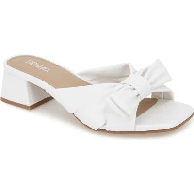 Esprit Summer Block Heel Sandal In Off White