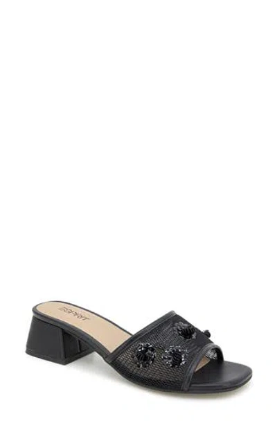 Esprit Sunny Block Heel Sandal In Black