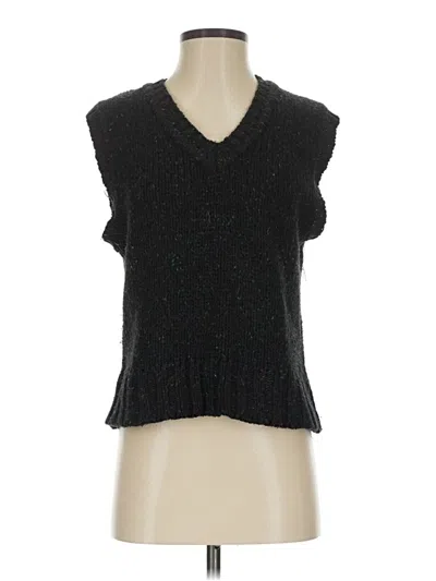 Pre-owned Esprit Sweater Vest In Black