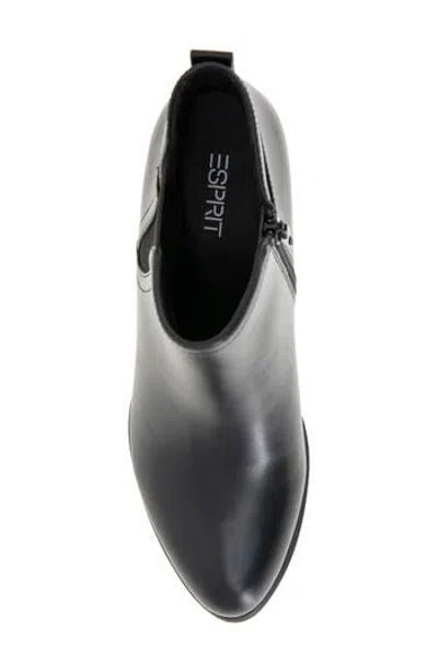 Esprit Talena Faux Leather Bootie In Black