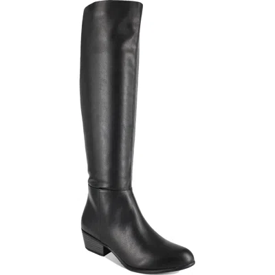 Esprit Treasure Womens Zipper Tall Knee-high Boots In Black