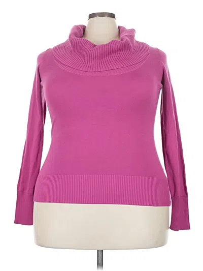 Pre-owned Esprit Turtleneck Sweater In Pink
