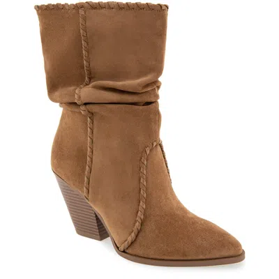 Esprit Windy Slouch Bootie In Brown
