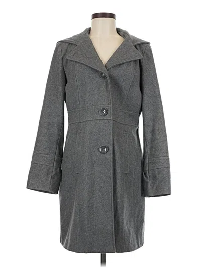 Pre-owned Esprit Wool Coat In Gray