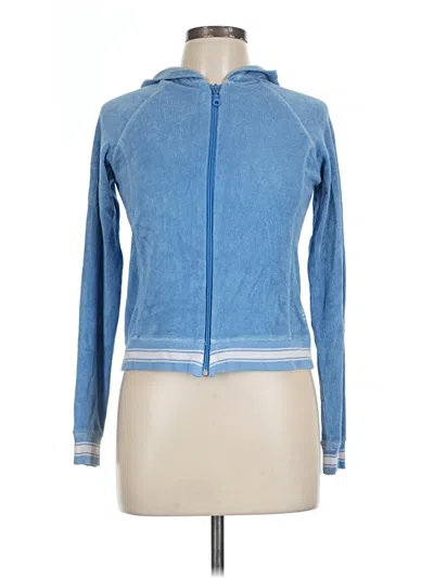 Pre-owned Esprit Zip Up Hoodie In Blue