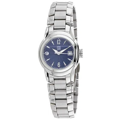 Esq Women's Quest Blue Dial Watch In Silver