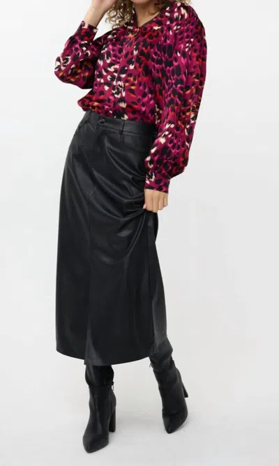Esqualo Animal Gem Blouse In Multi