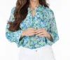 Esqualo Wide Sleeves Blouse In Bayside