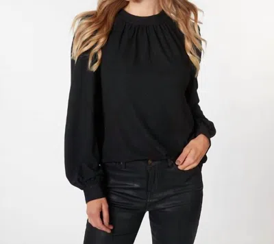 Esqualo Blouse Fancy Lurex In Black