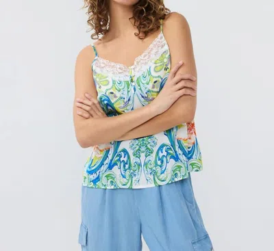 Esqualo Camisole In Ocean In Blue