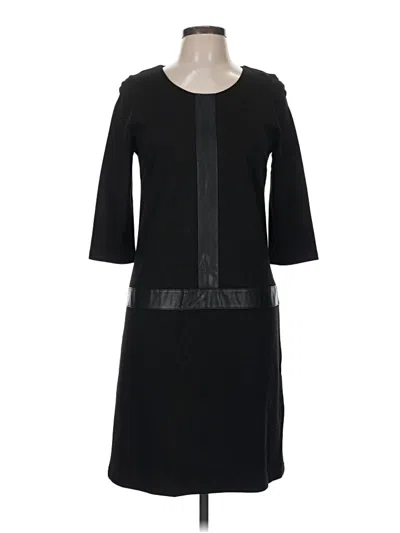 Pre-owned Esqualo Casual Dress In Black