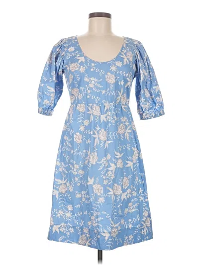 Pre-owned Esqualo Casual Dress In Blue