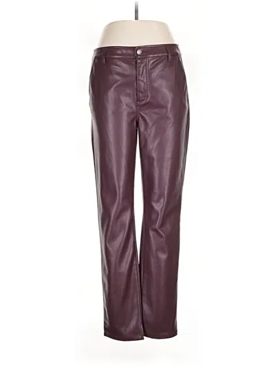 Pre-owned Esqualo Casual Pants In Burgundy