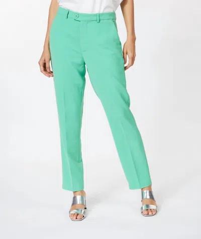 Esqualo City Stretch Chino Pants In Jade Green In Multi