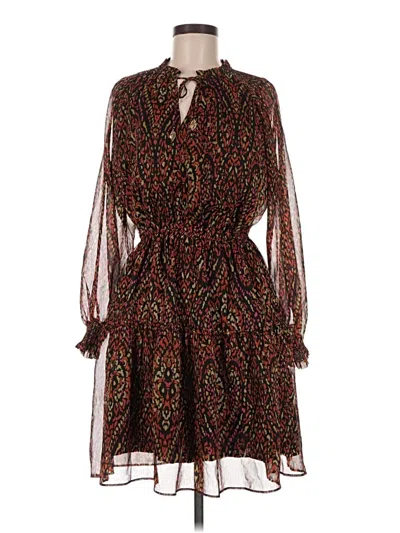 Pre-owned Esqualo Cocktail Dress In Brown