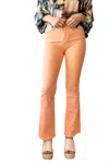 ESQUALO COLORED FLAIR TROUSERS IN PEACH