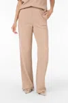 Esqualo Crinkle Trousers In Dark Sand In Multi