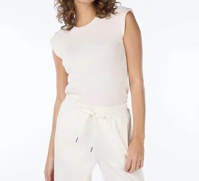 Esqualo Erin Top In Sand In White