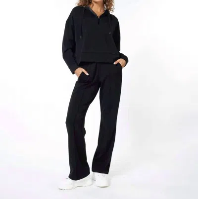 Esqualo Flair Modal Trousers In Black