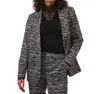 Esqualo Graphic Illusion Blazer In Print In Multi