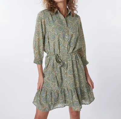 Esqualo Hideaway Print Dress In Multi