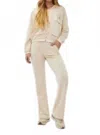 Esqualo Hoodie Two Piece Set In Ivory In Neutral