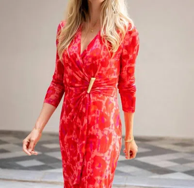 Esqualo Mesh Fancy Animal Print Mini Dress In Multi