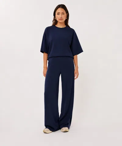 Esqualo Model Top In Navy In Blue