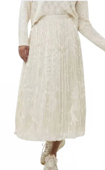 Esqualo Midi Skirt In Off White