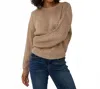 Esqualo Oversized Lurex Sweater In Gold In Brown