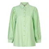 Esqualo Pistache Blouse In Multi