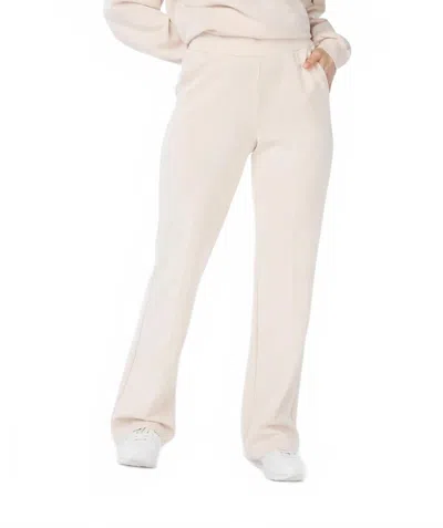 Esqualo Pull On Modal Pant In Sand In White