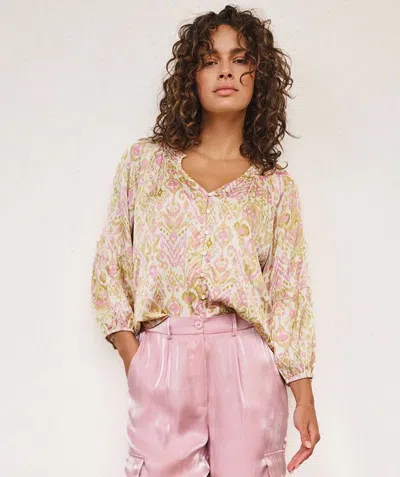 Esqualo Sella Solar Blouse In Multi-color In Neutral
