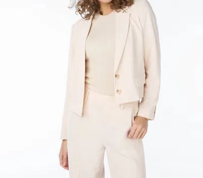 Esqualo Short City Blazer In Sand In Beige