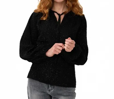 Esqualo Sparkle Blouse In Black