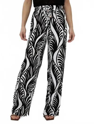 Esqualo Summer Vibes Trousers In Print In Multi
