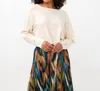 Esqualo Sweater Batwing Buttoned Cuff Basic Knit In Beige