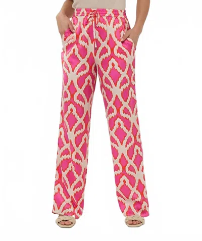 Esqualo Taimi Trousers In Disco Spark In Pink