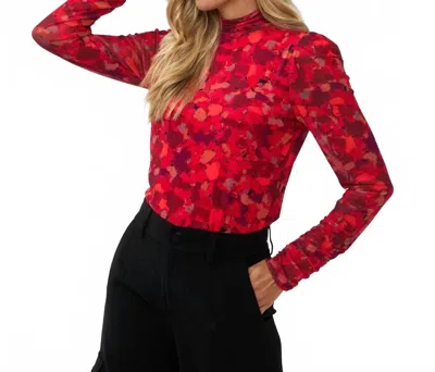 Esqualo Talli Mesh Wonders Top In Red