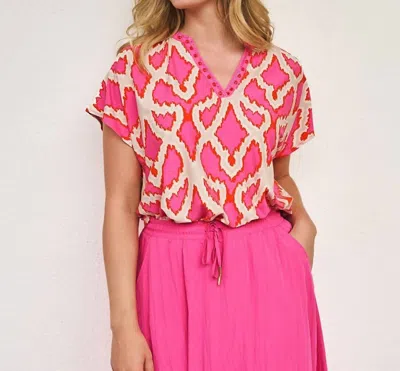 Esqualo Telse Top In Beads Disco Spark In Multi