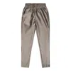 Esqualo Tregging Pu Trousers In Soft Gold In Multi