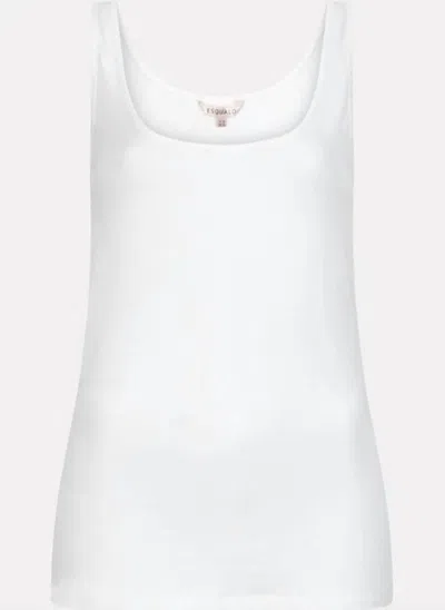 Esqualo Women's Basic Singlet In Off White